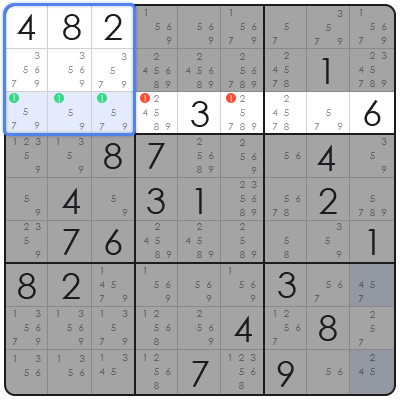 sudoku auto candidate